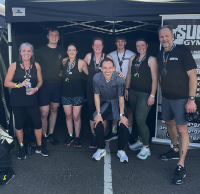 Suggs Gym Members at Flatout Event May 2025 Suggs gym members winning medals at flatout event norwich. suggs gym wymondham offers personal training and classes to all